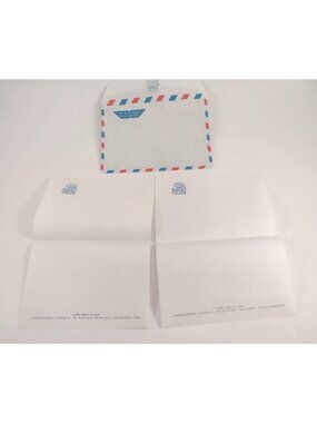 Vintage Elco Mailquick Airmail Envelope & Stationery Set Hotel Eden Au Lac Zuric